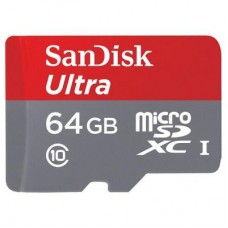 Карта памяти SanDisk 64GB microSD class 10 UHS-I Ultra (SDSQUNC-064G-GN3MN)