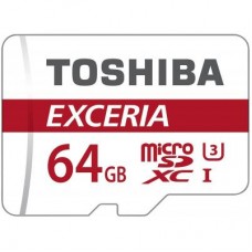 Карта памяти Toshiba 64GB microSD class 10 UHS-I U3 (THN-M302R0640EA)