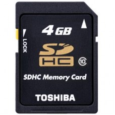 Карта памяти Toshiba 16GB microSD class 4 (THN-M102K0160M4)