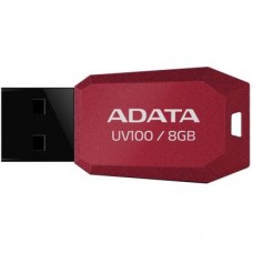 USB флеш накопитель ADATA 8GB DashDrive UV100 Red USB 2.0 (AUV100-8G-RRD)