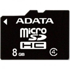 Карта памяти ADATA 8GB microSD class 4 (AUSDH8GCL4-R)