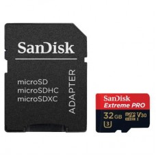 Карта памяти SanDisk 32GB miсroSDHC class 10 UHS-I U3 (SDSQXXG-032G-GN6MA)