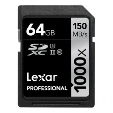 Карта памяти Lexar 64GB SDXC class 10 UHS-II U3 4K (LSD64GCRBEU1000)