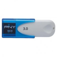 USB флеш накопитель PNY flash 64GB Attache4 Blue USB 3.0 (FD64ATT430-EF)