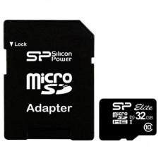 Карта памяти Silicon Power 32GB microSDHC class 10 (SP032GBSTH011V10SP)