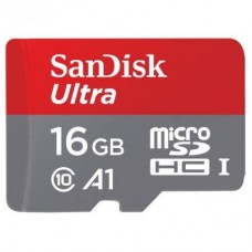 Карта памяти SanDisk 16GB microSDHC class 10 UHS-I U1 (SDSQUAR-016G-GN6MA)