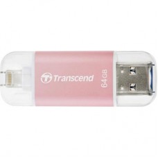 USB флеш накопитель Transcend 64GB JetDrive Go 300 Rose Gold USB 3.1/Lightning (TS64GJDG300R)