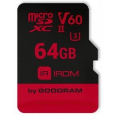 Карта памяти Goodram 64GB microSDXC UHS II V60 U3 IRDM (IR-M6BA-0640R11)