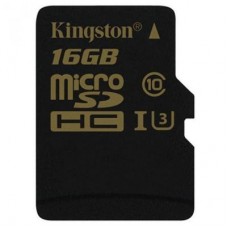 Карта памяти Kingston 16GB microSDHC class 10 UHS-I U3 (SDCG/16GBSP)