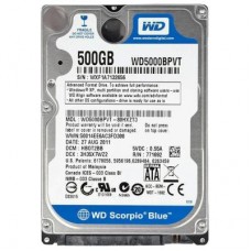 Жесткий диск для ноутбука 2.5" 500GB WD (#WD5000BPVT#)