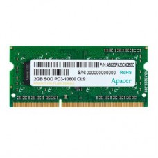 Модуль памяти для ноутбука SoDIMM DDR3 2GB 1333 MHz Apacer (DS.02G2J.H9M)