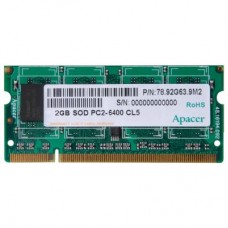 Модуль памяти для ноутбука SoDIMM DDR2 2GB 800 MHz Apacer (CS.02G2B.F2M)