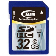 Карта памяти Team 32GB SDHC Class 10 UHS-1 (TSDHC32GUHS01)