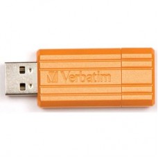 USB флеш накопитель Verbatim 8Gb Store'n'Go PinStripe orange (47389)