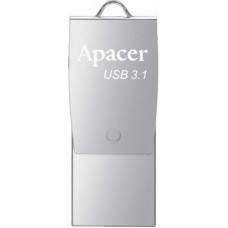 USB флеш накопитель Apacer 64GB AH750 Silver USB 3.1 OTG (AP64GAH750S-1)