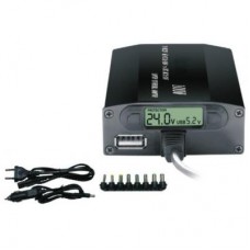 Блок питания к ноутбуку Porto 100W, DC 15-24V (рег), 5A max, + USB 5V,1A, + автомобильный (MN-505K)