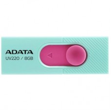 USB флеш накопитель ADATA 8GB UV220 Green/Pink USB 2.0 (AUV220-8G-RGNPK)