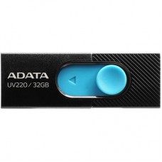 USB флеш накопитель ADATA 32GB UV220 Black/Blue USB 2.0 (AUV220-32G-RBKBL)