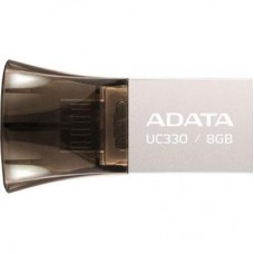 USB флеш накопитель ADATA 8GB UC330 Black USB 2.0 OTG (AUC330-8G-RBK)