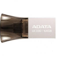 USB флеш накопитель ADATA 64GB UC330 Black USB 2.0 OTG (AUC330-64G-RBK)