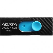 USB флеш накопитель ADATA 16GB UV320 Black/Blue USB 3.1 (AUV320-16G-RBKBL)