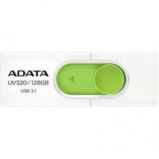 USB флеш накопитель ADATA 128GB UV320 White/Green USB 3.1 (AUV320-128G-RWHGN)