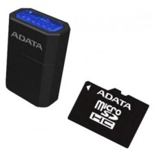 Карта памяти ADATA 8GB microSDHC Class 4 (AUSDH8GCL4-RM3BKBL)