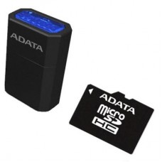 Карта памяти ADATA 16GB microSDHC Class 4 (AUSDH16GCL4-RM3BKBL)