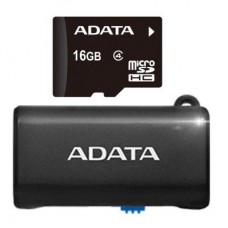 Карта памяти ADATA 16GB microSDHC Class 4 (AUSDH16GCL4-ROTGMBK)