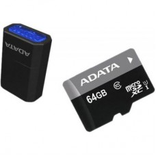 Карта памяти ADATA 64GB microSD class 10 UHS-I (AUSDX64GUICL10-RM3BKBL)