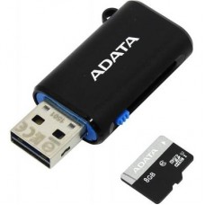 Карта памяти ADATA 8GB microSD class 10 UHS-I (AUSDH8GUICL10-ROTGMBK)
