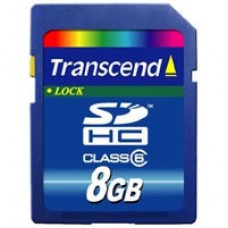 Карта памяти Transcend 8Gb SDHC class 6 (TS8GSDHC6)