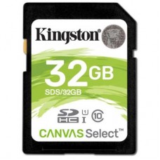 Карта памяти Kingston 32GB SDHC class 10 UHS-I U3 Canvas Select (SDS/32GB)