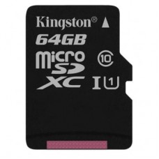 Карта памяти Kingston 64GB microSDXC class 10 UHS-I Canvas Select (SDCS/64GBSP)