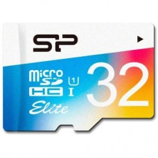 Карта памяти Silicon Power 32GB microSDHC class 10 UHS-I Color (SP032GBSTHBU1V20)