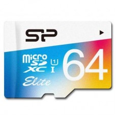 Карта памяти Silicon Power 64GB microSDXC class 10 UHS-I (SP064GBSTXBU1V20)