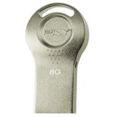 USB флеш накопитель PNY flash 8GB Attache i Durable Metal Silver USB 2.0 (FDI8GBATTI-EF)