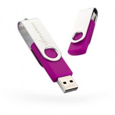 USB флеш накопитель eXceleram 32GB P1 Series Silver/Purple USB 2.0 (EXP1U2SIPU32)