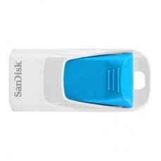 USB флеш накопитель SanDisk 32Gb Cruzer Edge White-Blue (SDCZ51W-032G-B35B)