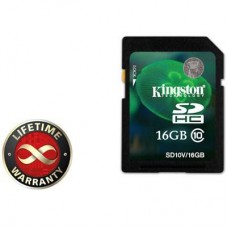Карта памяти Kingston 16Gb SDHC class 10 Entry Level (SD10V/16GB)