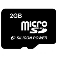 Карта памяти Silicon Power 2Gb microSD (SP002GBSDT000V10)