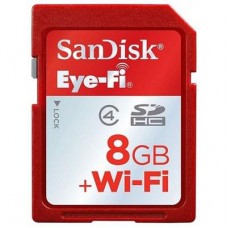 Карта памяти SanDisk 8Gb SDHC Eye-Fi (SDSDWIFI-008G-X46)