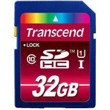Карта памяти Transcend 32Gb SDHC class 10 UHS-I (TS32GSDHC10U1)