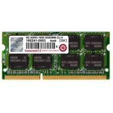 Модуль памяти для ноутбука SoDIMM DDR3 4GB 1333 MHz Transcend (JM1333KSN-4G)