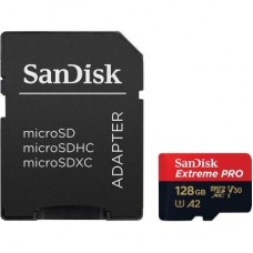 Карта памяти SanDisk 128GB microSDXC class 10 UHS-I U3 A2 Extreme Pro (SDSQXCY-128G-GN6MA)