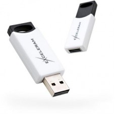 USB флеш накопитель eXceleram 8GB H2 Series White/Black USB 2.0 (EXU2H2W08)
