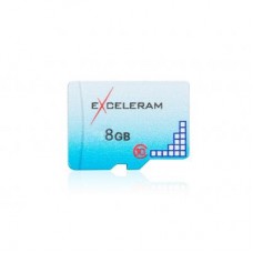 Карта памяти eXceleram 8GB microSD class 10 Color series (EMSD0001)