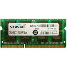 Модуль памяти для ноутбука SoDIMM DDR3 4GB 1333 MHz Micron (CT51264BF1339)