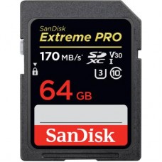 Карта памяти SanDisk 64GB SDXC class 10 V30 UHS-I U3 Extreme Pro (SDSDXXY-064G-GN4IN)