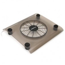 Подставка для ноутбука Omega Laptop Cooler pad "SNOWBALL" 14cm fan USB port black (OMNCPB)